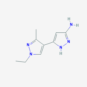 3-(1-ethyl-3-methyl-1H-pyrazol-4-yl)-1H-pyrazol-5-amine