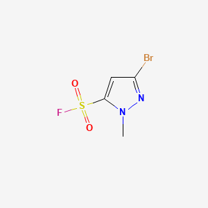 3-bromo-1-methyl-1H-pyrazole-5-sulfonyl fluoride