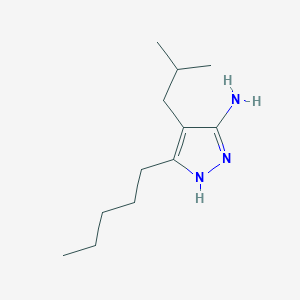 4-Isobutyl-3-pentyl-1h-pyrazol-5-amine