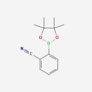 molecular formula C13H16BNO2 B1352880 2-(4,4,5,5-四甲基-1,3,2-二氧杂硼环-2-基)苯甲腈 CAS No. 214360-48-2