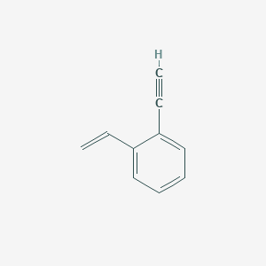 molecular formula C10H8 B13528807 1-Ethenyl-2-ethynylbenzene CAS No. 90766-20-4