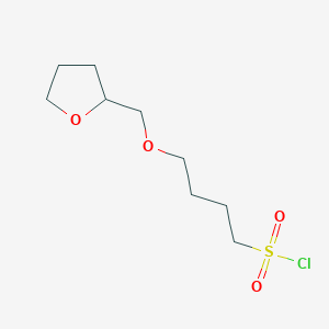 4-((Tetrahydrofuran-2-yl)methoxy)butane-1-sulfonyl chloride