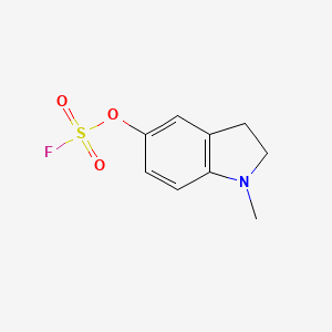 1-methyl-2,3-dihydro-1H-indol-5-yl fluoranesulfonate