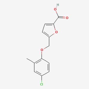 molecular formula C13H11ClO4 B1352892 5-[(4-氯-2-甲基苯氧基)甲基]-2-呋喃甲酸 CAS No. 832739-89-6