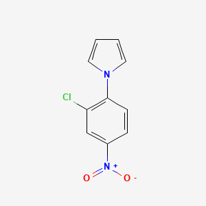 molecular formula C10H7ClN2O2 B1352895 1-(2-氯-4-硝基苯基)-1H-吡咯 CAS No. 106981-58-2