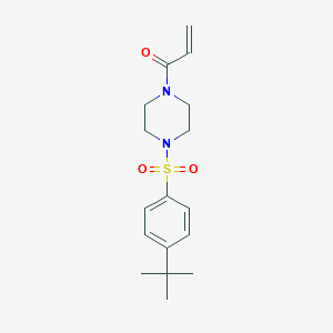 1-(4-(4-t-Butylphenylsulfonyl)piperazine-1-yl)prop-2-en-1-one