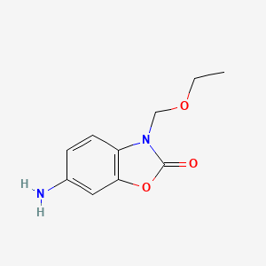 6-Amino-3-(ethoxymethyl)benzo[d]oxazol-2(3h)-one