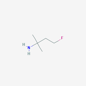 4-Fluoro-2-methylbutan-2-amine