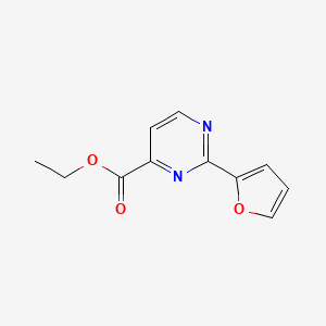 Ethyl 2-(furan-2-yl)pyrimidine-4-carboxylate