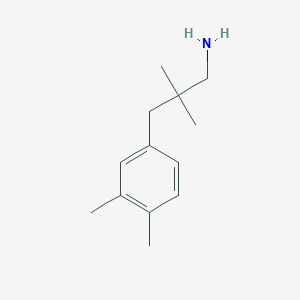 3-(3,4-Dimethylphenyl)-2,2-dimethylpropan-1-amine