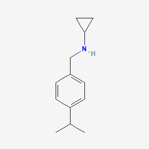 molecular formula C13H19N B1352914 N-(4-异丙基苄基)环丙胺 CAS No. 848658-77-5