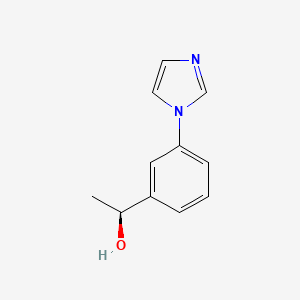 (1S)-1-[3-(1H-imidazol-1-yl)phenyl]ethan-1-ol