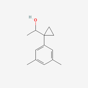 1-[1-(3,5-Dimethylphenyl)cyclopropyl]ethan-1-ol