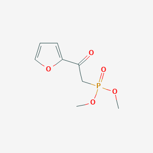 molecular formula C8H11O5P B13529191 Dimethyl[2-(furan-2-yl)-2-oxoethyl]phosphonate 