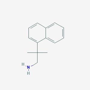 2-Methyl-2-(naphthalen-1-yl)propan-1-amine