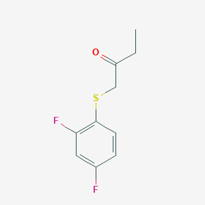 1-((2,4-Difluorophenyl)thio)butan-2-one