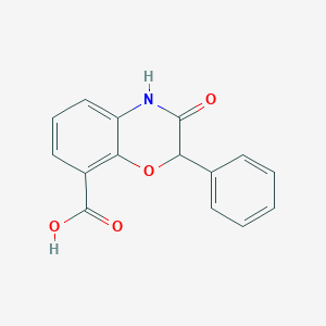 3-oxo-2-phenyl-3,4-dihydro-2H-1,4-benzoxazine-8-carboxylicacid