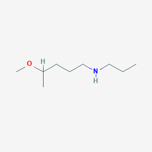 molecular formula C9H21NO B13529223 4-methoxy-N-propylpentan-1-amine 