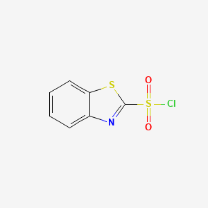 molecular formula C7H4ClNO2S2 B1352925 2-苯并噻唑磺酰氯 CAS No. 2824-46-6