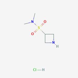 molecular formula C5H13ClN2O2S B13529263 N,N-Dimethylazetidine-3-sulfonamide HCl 