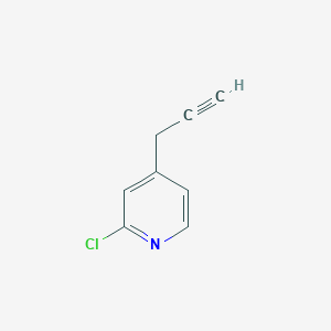 2-Chloro-4-(prop-2-yn-1-yl)pyridine