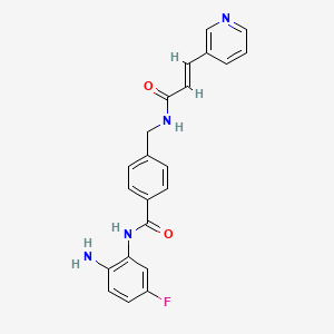 molecular formula C22H19FN4O2 B1352929 奇达米 CAS No. 1883690-47-8