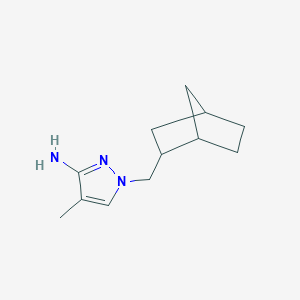 1-(Bicyclo[2.2.1]heptan-2-ylmethyl)-4-methyl-1h-pyrazol-3-amine