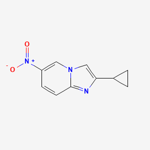 2-Cyclopropyl-6-nitroimidazo[1,2-a]pyridine