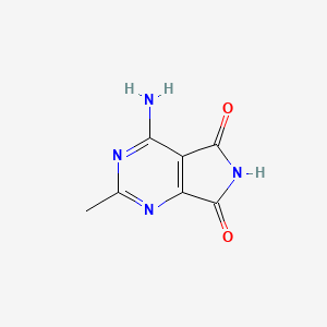 4-amino-2-methyl-5H,6H,7H-pyrrolo[3,4-d]pyrimidine-5,7-dione