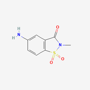 5-Amino-2-methylbenzo[d]isothiazol-3(2h)-one 1,1-dioxide