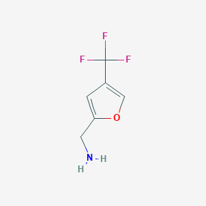 4-(Trifluoromethyl)-2-furanmethanamine