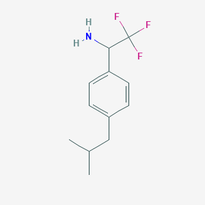 2,2,2-Trifluoro-1-(4-isobutylphenyl)ethan-1-amine