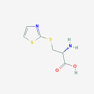 molecular formula C6H8N2O2S2 B1352948 S-(2-噻唑基)-L-半胱氨酸 CAS No. 405150-20-1