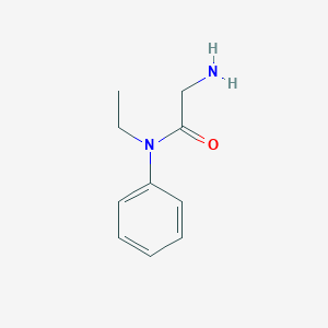 molecular formula C10H14N2O B13529503 2-amino-N-ethyl-N-phenylacetamide 