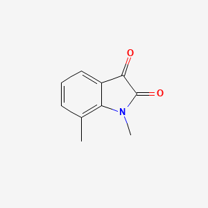 molecular formula C10H9NO2 B1352953 1,7-二甲基-1H-吲哚-2,3-二酮 CAS No. 91790-39-5