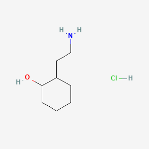 2-(2-Aminoethyl)cyclohexan-1-ol hydrochloride