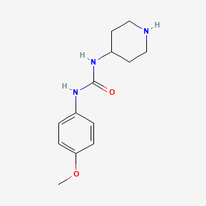 molecular formula C13H19N3O2 B13529627 3-(4-Methoxyphenyl)-1-(piperidin-4-yl)urea 