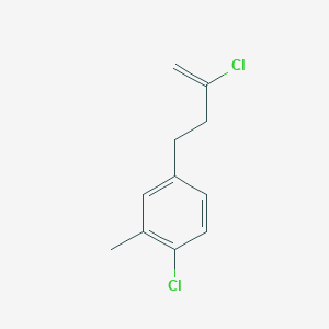 2-Chloro-4-(4-chloro-3-methylphenyl)-1-butene