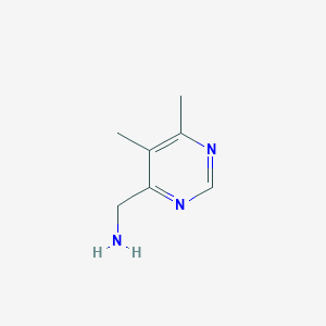 (5,6-Dimethylpyrimidin-4-yl)methanamine