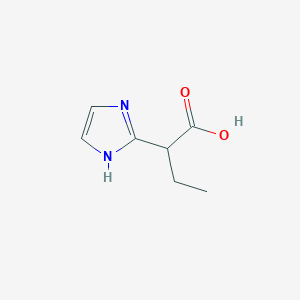 2-(1H-imidazol-2-yl)butanoic acid