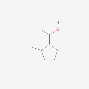 molecular formula C8H16O B13529696 1-(2-Methylcyclopentyl)ethan-1-ol 