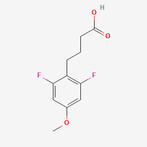 molecular formula C11H12F2O3 B13529706 4-(2,6-Difluoro-4-methoxyphenyl)butanoic acid 