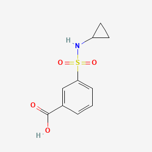 molecular formula C10H11NO4S B1352971 3-(环丙基磺酰胺基)苯甲酸 CAS No. 852933-50-7