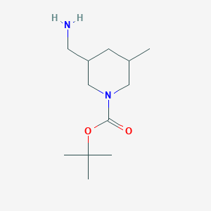 Tert-butyl3-(aminomethyl)-5-methylpiperidine-1-carboxylate