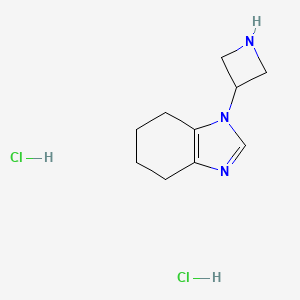 1-(azetidin-3-yl)-4,5,6,7-tetrahydro-1H-1,3-benzodiazoledihydrochloride