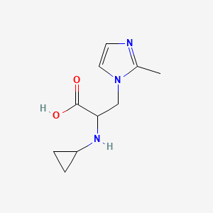 2-(Cyclopropylamino)-3-(2-methyl-1h-imidazol-1-yl)propanoic acid