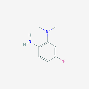 molecular formula C8H11FN2 B13529770 5-fluoro-N1,N1-dimethylbenzene-1,2-diamine 