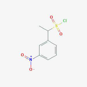 1-(3-Nitrophenyl)ethane-1-sulfonyl chloride