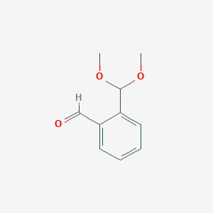 molecular formula C10H12O3 B13529812 2-(Dimethoxymethyl)benzaldehyde 