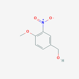 molecular formula C8H9NO4 B1352982 (4-甲氧基-3-硝基苯基)甲醇 CAS No. 41870-24-0